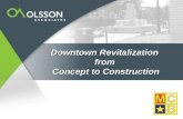 Downtown Revitalization from Concept to Construction.