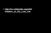 Http://en.wikipedia.org/wiki/Raiders_of_the _Lost_Ark _Lost_Ark.