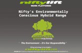 ‘ The Environment – It’s Our Responsibility ’ Nifty’s Environmentally Conscious Hybrid Range.