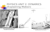 PHYSICS UNIT 2: DYNAMICS (Explaining Motion). FORCES Force: a "push" or a "pull“ unit: Newtons, N (1 N is about ¼ lb) vector - includes direction contact.
