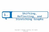 Copyright © Cengage Learning. All rights reserved. 1.4 Shifting, Reflecting, and Stretching Graphs.