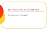 Introduction to Inference Confidence Intervals. Statistical Inference Provides a method for drawing conclusions about a population from sample data. We.
