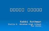 הלכות מוקצה הלכות מוקצה Rabbi Rothman Stella K. Abraham High School for Girls.