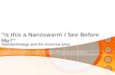 “Is this a Nanoswarm I See Before Me?” Nanotechnology and the Universal Story.