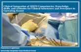Clinical Integration of QSEN Competencies, Knowledge, Skills, and Attitudes for Clinical Instructors and Preceptors in Operating Rooms Francesca Logterman.