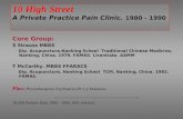 10 High Street A Private Practice Pain Clinic. 1980 - 1990 Core Group: S Strauss MBBS Dip. Acupuncture,Nanking School Traditional Chinese Medicine, Nanking,