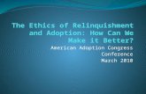 American Adoption Congress Conference March 2010.