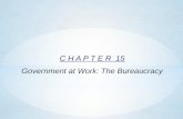 C H A P T E R 15 Government at Work: The Bureaucracy.