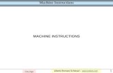 1 Alberto Romano Schiesari –  Prev.Page Machine Instructions MACHINE INSTRUCTIONS.