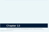 Chapter 13 The Expenditure Cycle: Purchasing to Cash Disbursements Copyright © 2012 Pearson Education 13-1.