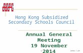 Annual General Meeting 19 November 2014 James Lam 1.