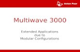 Multiwave 3000 Extended Applications due to Modular Configurations.