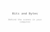 Bits and Bytes Behind the scenes in your computer.