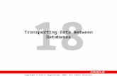 18 Copyright © Oracle Corporation, 2001. All rights reserved. Transporting Data Between Databases.