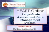HEART Online Large-Scale Assessment Data Management System District-Wide Multiple Assessments.