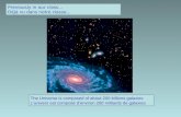 Previously in our class… Déjà vu dans notre classe… The Universe is composed of about 200 billions galaxies Lunivers est composé denviron 200 milliards.