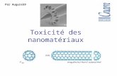 Toxicité des nanomatériaux Par Augure59. Plan Introduction/définition Les nouveaux matériaux Les risques de contamination Les effets sur la santé