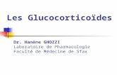 Les Glucocorticoïdes Dr. Hanène GHOZZI Laboratoire de Pharmacologie Faculté de Médecine de Sfax.