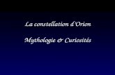 1 La constellation dOrion Mythologie & Curiosités.