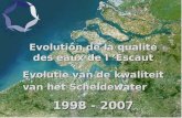 Qualité des eaux de l Escaut en 2006 Réseau de Mesures Homogène Evolution de la qualité des eaux de l Escaut Evolutie van de kwaliteit van het Scheldewater.