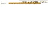 Feux De Forêts – FDF 1 CORPS DEPARTEMENTAL DES SAPEURS-POMPIERS DE LHERAULT LOGO.