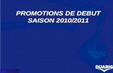 PROMOTIONS DE DEBUT SAISON 2010/2011. Pour 9,00 TTC, au choix : + ou ½ ballon DRG100 Short NATION T-Shirt BLANC.