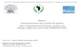 Atelier FIDA « Repérage et partage des innovations en Afrique de lOuest et du Centre » - Ouagadougou, du 23 au 26 Juin 2008 Thème : Autofinancement des.