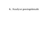 6. Analyse postoptimale. Analyse postoptimale Mesurer linfluence sur la solution optimale de modifier certains coefficients du problème Indiquer à lutilisateur.