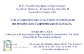 1 Bruno DE CARA Laboratoire de Psychologie Expérimentale et Quantitative (EA 1189) Université de Nice-Sophia Antipolis 24, avenue des Diables Bleus 06357.