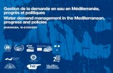 Avec le soutien de la Commission Européenne. Faire face aux crises et pénuries deau en Méditerranée Mohammed BLINDA Plan Bleu 19-21/03/2007 3 ème Atelier.