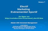 Electif Marketing Evénementiel Sportif Master ESC Euromed Management Lionel Maltese Professeur Associé Kedge Business School Maître de Conférences Aix.