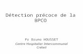 Détection précoce de la BPCO Pr Bruno HOUSSET Centre Hospitalier Intercommunal Créteil.