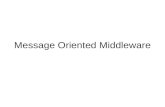 Message Oriented Middleware. Plan Pourquoi un nouveau type de middleware? Quelle lignée logicielle ? Historique JMS : Java Message Server Limplémentation.