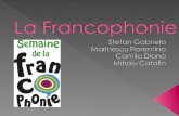 La Francophonie est accueillant, elle nous reçoit dans sa cœur pour une belle et bonne monde.