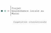 Projet Gouvernance locale au Maroc Coopération internationale.