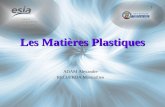 Les Matières Plastiques ADAM Alexandre RECUERDA Maximilien 1