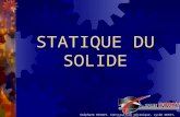 STATIQUE DU SOLIDE Stéphane RAVAUT, Construction mécanique, Lycée DURZY, VILLEMANDEUR.