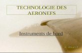 TECHNOLOGIE DES AERONEFS Instruments de bord F. WILLOT.