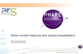 Direction générale de loffre de soins - DGOS | 2ème comité régional des achats hospitaliers Mardi 18 Décembre 2012 ARS Nord-Pas-de-Calais.