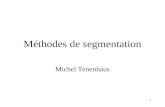 1 Michel Tenenhaus Méthodes de segmentation. 2 Les données Réponse : Y - Numérique - Ordinale - Nominale Prédicteurs : X 1,…, X k - Numérique - Ordinale.