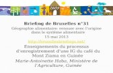 Briefing de Bruxelles n°31 Géographie alimentaire: renouer avec lorigine dans le système alimentaire 15 mai 2013  Enseignements.
