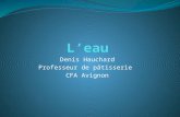 Denis Hauchard Professeur de pâtisserie CFA Avignon.