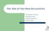 The Tale of Two New Brunswicks Margaret Conrad Natalie Dubé David Northrup Keith Owre.