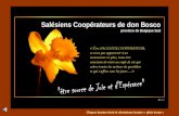 Salésiens Coopérateurs de don Bosco province de Belgique Sud « Être SALESIEN COOPERATEUR, ce n'est pas appartenir à un mouvement en plus, mais être conscient