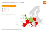 -17 Anticipations économiques en Europe Septembre 2013 Indicateur > +20 Indicateur 0 a +20 Indicateur 0 a -20 Indicateur < -20 Union européenne total: