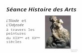 Séance Histoire des Arts LIliade et LOdyssée à travers les peintures du XIX ème et XX ème siècles Charlotte Benoist.