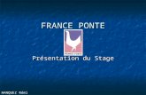 FRANCE PONTE Présentation du Stage 2005/2006HANQUEZ Rémi.