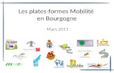 Les plates-formes Mobilité en Bourgogne Mars 2011.