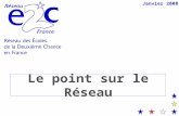 Le point sur le Réseau Janvier 2008. Sommaire L'origine européenne du concept La création d'une association d'experts : le "Réseau E2C France" Une Charte.