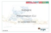 Salsigne Présentation CLI 22 septembre 2008 22.09.08.